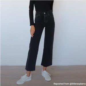 Denim Forum - The Farrah High Rise Wide Leg